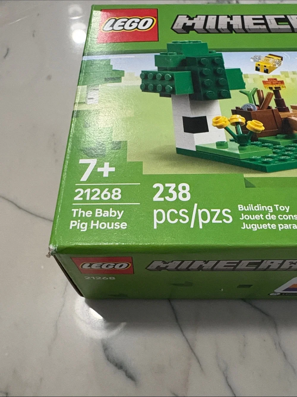 LEGO Minecraft The Baby Pig House Kids Toy - Pink 21268